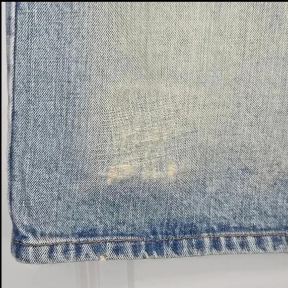 J.Crew Button Fly Denim Mini Skirt Light Wash 90s Y2K Size 8 Spring Summer Fall - Picture 5 of 9